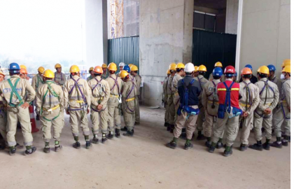 Tiến độ thi công tại dự án West Bay Sky Residences, Ecopark